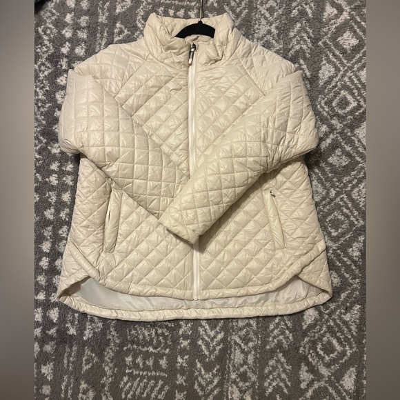 Kyodan brand Women's Cream Quilted Jacket size XXL - Picture 1 of 10